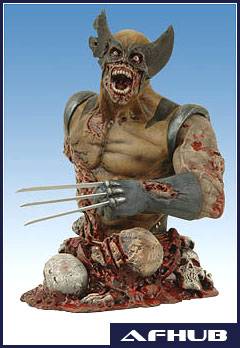 marvel zombies wolverine statue