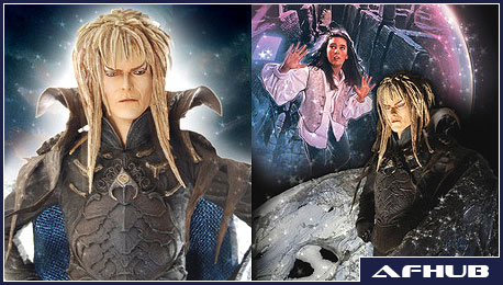 Labyrinth 8x10 Photo Jareth the Goblin King Jennifer Connelly dressed up  jaa at 's Entertainment Collectibles Store