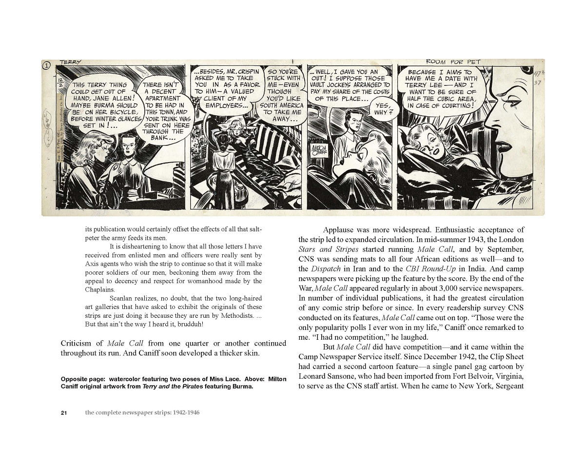 Male Call : The Complete War Time Strip, 1942-46 by Milton Caniff