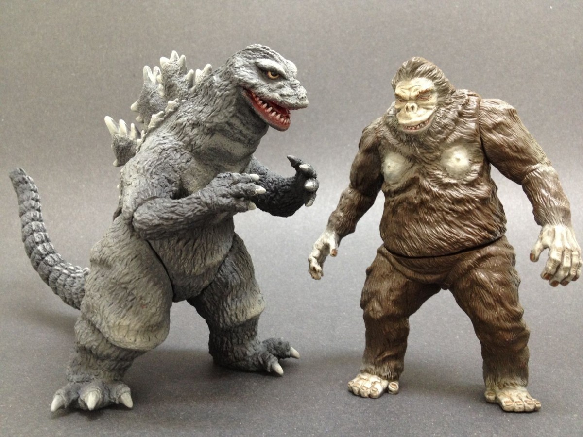 godzilla vs king kong toy battle